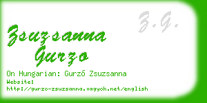 zsuzsanna gurzo business card
